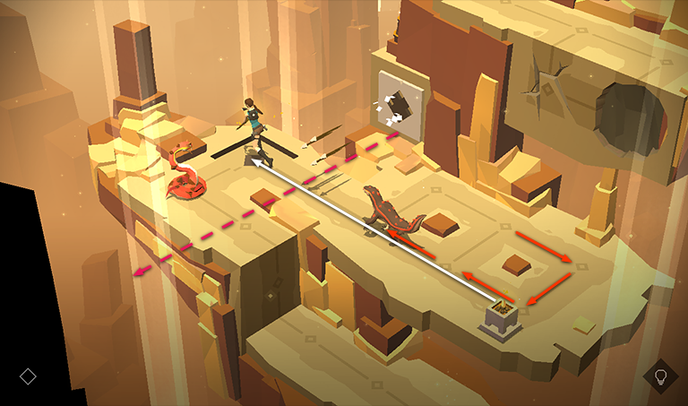 Lara Croft GO screenshot