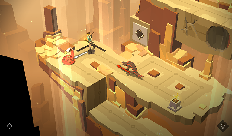 Lara Croft GO screenshot