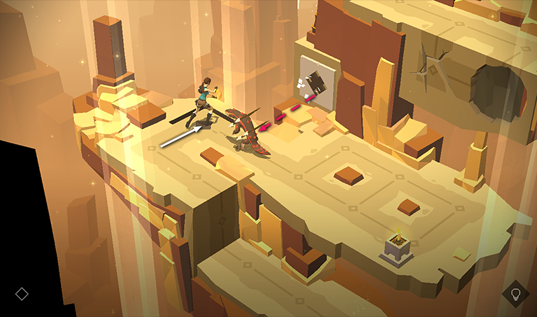 Lara Croft GO screenshot