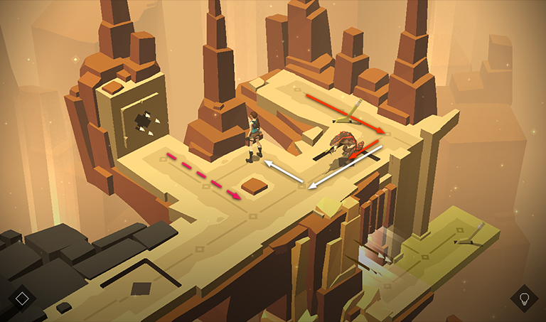 Lara Croft GO screenshot