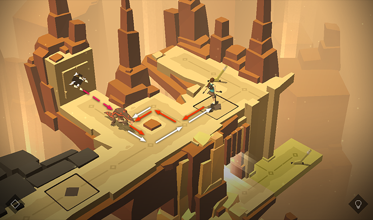 Lara Croft GO screenshot