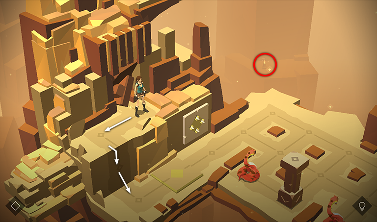 Lara Croft GO screenshot