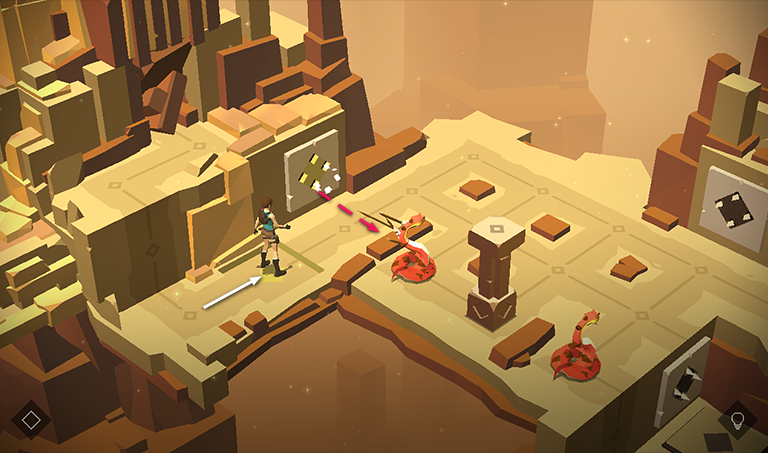 Lara Croft GO screenshot