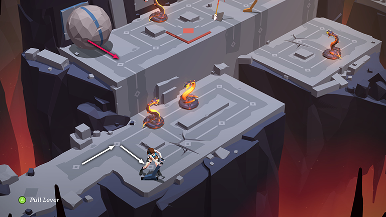Lara Croft GO screenshot