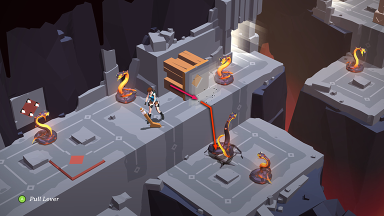 Lara Croft GO screenshot