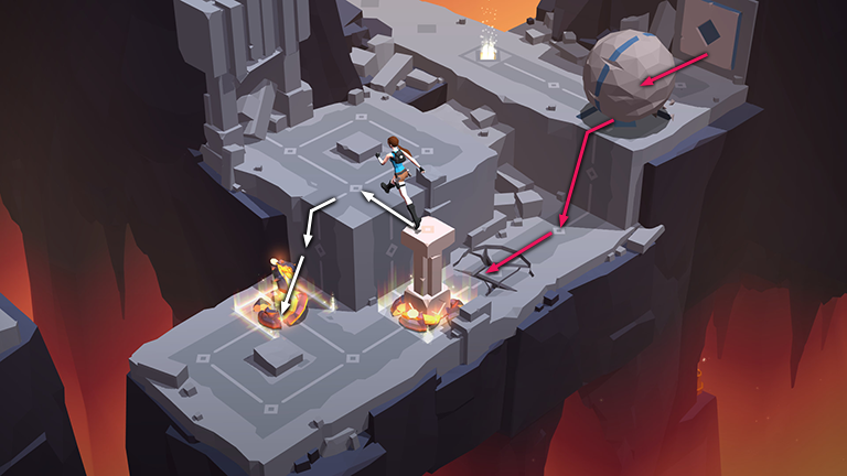 Lara Croft GO screenshot